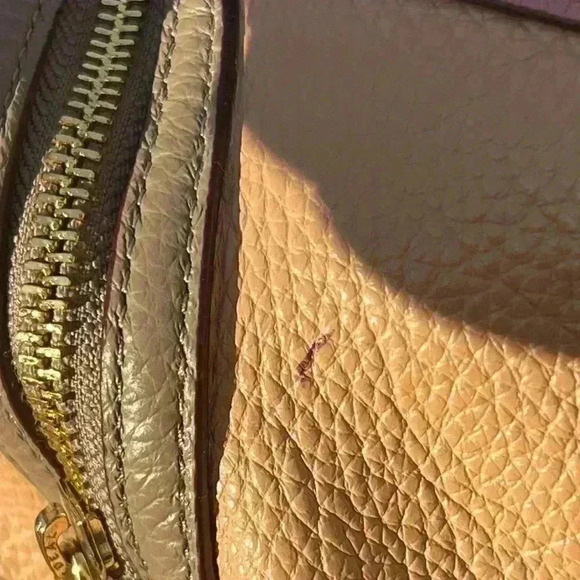 2018 Coach Lexi F31992 Spacious Shoulder Purse Pink/Lavender, Tan & Gray EUC - Picture 9 of 12